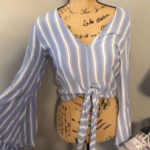 American Eagle Tie Up Top